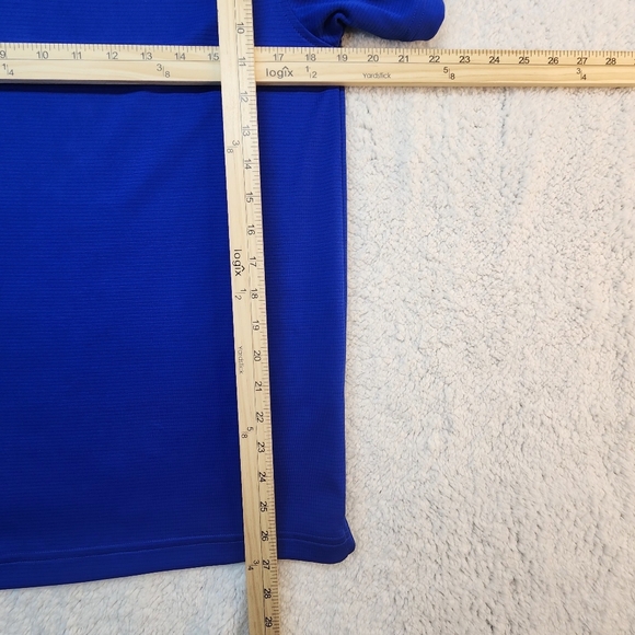 Under Armour Heatgear Royal Blue/Gray Polo Mens Size Small - Picture 5 of 8